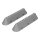 LPPP 2x Mitnehmerrippe Trommelrippe kompatibel mit Whirlpool C00799111 für Waschmaschine Waschtrockner, ersetzt C00268109 C00533119 482000023096 488000799111, 225 x 53 x