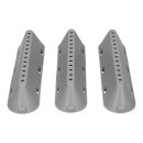 LPPP 3x Mitnehmerrippe Trommelrippe kompatibel mit Whirlpool C00799111 für Waschmaschine Waschtrockner, ersetzt C00268109 C00533119 482000023096 488000799111, 225 x 53 x 40 mm, 12 Löcher