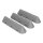 LPPP 3x Mitnehmerrippe Trommelrippe kompatibel mit Whirlpool C00799111 für Waschmaschine Waschtrockner, ersetzt C00268109 C00533119 482000023096 488000799111, 225 x 53 x 40 mm, 12 Löcher