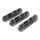 LPPP 3x Mitnehmerrippe Trommelrippe kompatibel mit Whirlpool C00799111 für Waschmaschine Waschtrockner, ersetzt C00268109 C00533119 482000023096 488000799111, 225 x 53 x 40 mm, 12 Löcher