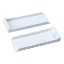 LUTH Premium Profi Parts 2x Abdeckkappe Blende Kappe Türgriff Weiß für Liebherr 7426362 Kühlschrank Gefrierschrank