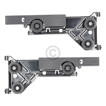 Bosch Korbrollen mit RackMatik Verstellplatten für Oberkorb für Spülmaschine Geschirrspüler 00648570