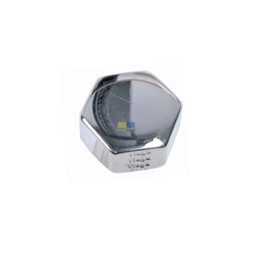 Verschlusskappe 1/2" Innengewinde Sechskant für Sanitäranwendungen