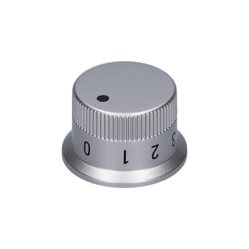 Siemens Knebel für Kochstelle Einkreis Drehgriff silbern für Backofen Herd 422904