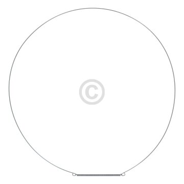 Whirlpool Spannring hinten Whirlpool für Türmanschette für Waschmaschine 481249218028