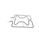 Bosch Heizelement Unterhitze 1100W 230V für Backofen Herd 00470763