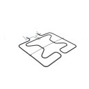 Bosch Heizelement Unterhitze 1100W 230V für Backofen Herd 00470763