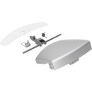 Türgriff kompatibel für AEG 405508555/1 silbern Set kpl mit Schließnase etc für Waschmaschine