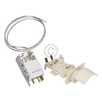 Bauknecht Thermostat Ranco mit Halter für Kühlschrank 484000008626