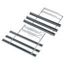 Original Siemens Haltegitter mit Teleskopauszug 3fach für Backblech 11005093 in Dampfbackofen