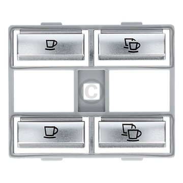 Jura Tastenrechen Kappen mit Aufdruck für Kaffeemaschine 65580