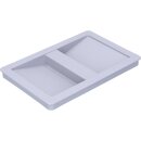 Deckel 209x240x25mm Hailo 1068589 hellgrau für Inneneimer 7 8,5 10 Liter in Einbau-Abfallsammlersystem