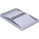 Deckel 209x240x25mm Hailo 1068589 hellgrau für Inneneimer 7 8,5 10 Liter in Einbau-Abfallsammlersystem