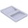 Deckel 209x240x25mm Hailo 1068589 hellgrau für Inneneimer 7 8,5 10 Liter in Einbau-Abfallsammlersystem