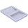 Deckel 209x240x25mm Hailo 1068589 hellgrau für Inneneimer 7 8,5 10 Liter in Einbau-Abfallsammlersystem