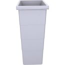 Inneneimer 226x156x350mm 10 Liter Hailo 1075969 hellgrau für Einbau-Abfallsammlersystem