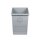 Inneneimer 20 Liter Hailo hellgrau für Einbau-Abfallsammlersystem