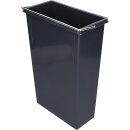 Inneneimer 226x115x340mm 7 Liter Hailo 1082479 dunkelgrau für Einbau-Abfallsammlersystem