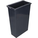Inneneimer 226x115x340mm 7 Liter Hailo 1082479 dunkelgrau für Einbau-Abfallsammlersystem