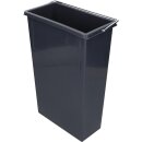Inneneimer 226x115x340mm 7 Liter Hailo 1082479 dunkelgrau für Einbau-Abfallsammlersystem