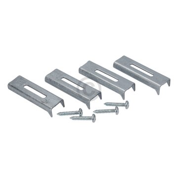 Amica Montagesatz Schienen Schrauben zum einsetzen von Glaskeramikkochfeld in Arbeitsplatte für Backofen Herd 8012356