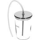 Original Jura Milchbehälter Glas mit Schlauch Rohr für Kaffeemaschine 72570