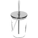 Original Jura Milchbehälter Glas mit Schlauch Rohr für Kaffeemaschine 72570