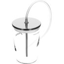 Original Jura Milchbehälter Glas mit Schlauch Rohr für Kaffeemaschine 72570