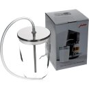 Original Jura Milchbehälter Glas mit Schlauch Rohr für Kaffeemaschine 72570
