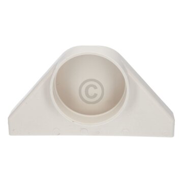 Umlenkstück 100er ultraflach Dalap 6013 90° Rundrohr 100mmØ auf Flachkanalmuffe zu 234x29mm für