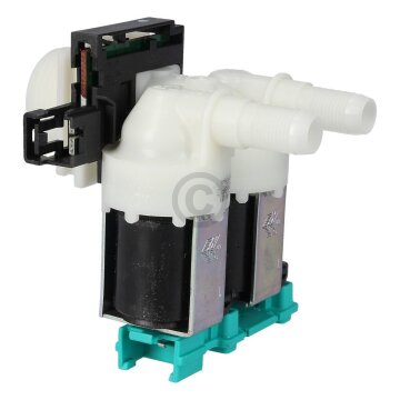 Bosch Magnetventil zweifach 180° 10mmØ für Waschmaschine 00606001