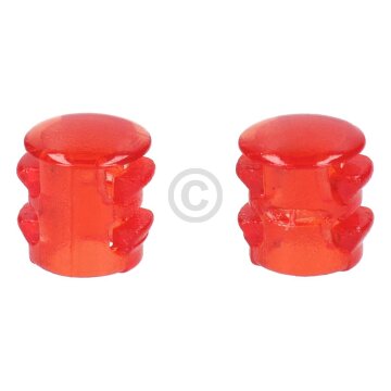 Bosch Lampenabdeckung Linse rot für 2Stk für Backofen Herd 00416686