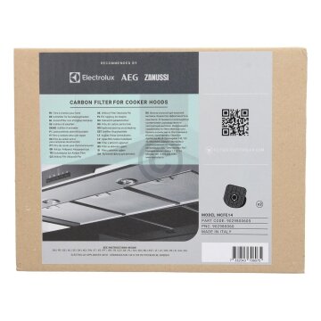 Juno Kohlefilter MCFE14 207x185mm 2Stk für Dunstabzugshaube 9029800605