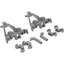 Halter kompatibel für Bosch Siemens Neff Constructa Balay Geschirrkorb unten Spülmaschine Geschirrspüler 428344 00428344 Set für Stachelreihen