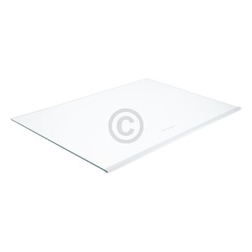 Bosch Glasplatte 500x350mm mit Leiste für Gemüsefach für Kühlschrank 00675081