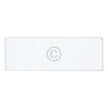 Siemens Glasplatte 420x148mm mit Rahmen vorne für Kühlschrank 353030