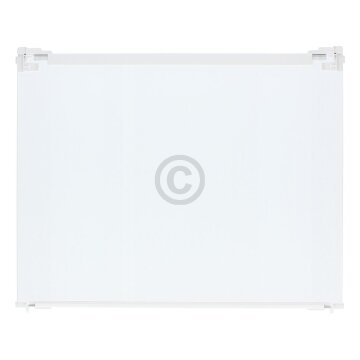 Liebherr Glasplatte 495x400mm mit Leisten für Auszugsschiene für Gefrierschrank 7272636