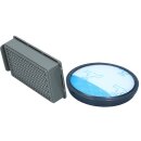 Original Rowenta Filterset ZR-005901 Abluftfilterkassette Lamellenfilter + Rundfilter für Bodenstaubsauger