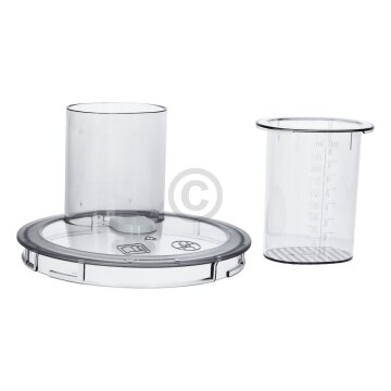 Bosch Durchlaufschnitzlerdeckel Gehäuseoberteil mit Einfüllstößel Kupplung für Küchenmaschine 12013003