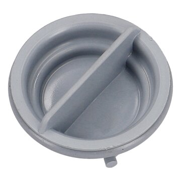 LUTH Premium Profi Parts Klarspülerdeckel für Geschirrspüler kompatibel mit Indesit C00287671, Whirlpool, Bauknecht, Ariston, Ersatz für 482000031798, Dosierer Deckel, Grau