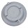 LUTH Premium Profi Parts Klarspülerdeckel für Geschirrspüler kompatibel mit Indesit C00287671, Whirlpool, Bauknecht, Ariston, Ersatz für 482000031798, Dosierer Deckel, Grau