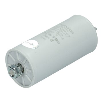 Kondensator 35µF 450V universal mit Steckfahnen und Befestigungsschraube CBB60