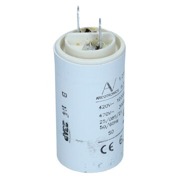 LUTH Premium Profi Parts - Kondensator 6,3µF für Dunstabzugshaube AEG 5028628300/2 5028628300 50286283002
