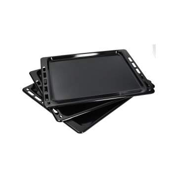 Original Whirlpool 3x Backblech 44,5 x 37,5 cm Ignis Bauknecht für Backofen 481010683241 481241838128