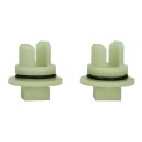 2x Kupplungen Antriebswelle für Fleischwolf kompatibel mit Bosch Siemens 00418076 418076