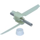 Durchlaufschnitzler Flügel Mitnehmerl für Schnitzelwerk 160 mm kompatibel mit Bosch MUM5 MUMVH MUMVC HomeProfessional 00630760 630760 für Küchenmaschine