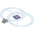 Reparatursatz 2x Pumpentopfdichtung kompatibel mit Bosch Siemens Neff Constructa 12026667 12005744 für Geschirrspüler Spülmaschine Ø182mm bei Fehler E15