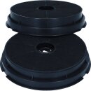 2 Stück Kohlefilter Aktivkohlefilter 190mm kompatibel mit Refsta Zanker für Abzugshaube Dunstabzugshaube AK16-2 Rund K25