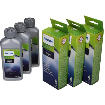 3x Philips Saeco Entkalker 250ml für Kaffeemaschine CA6700/10 996530072309
