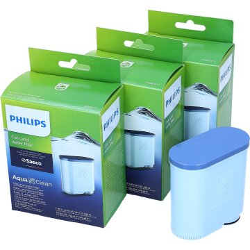 3x Philips Saeco Wasserfilter AquaClean für Kaffeemaschine Click&Co System CA6903/10 421946039401